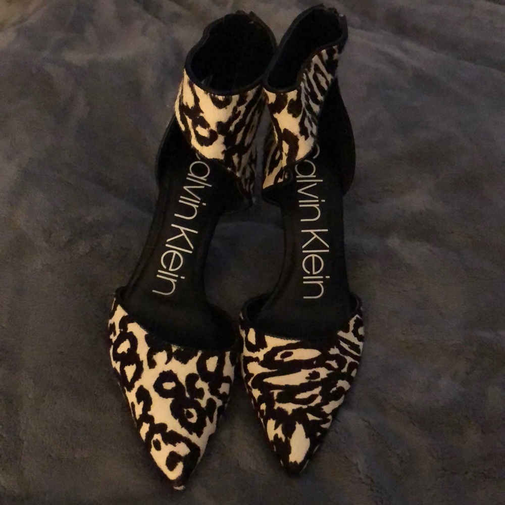 Calvin Klein Rajon Stiletto Heels